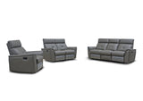 8501 3 Piece Recliner Living Room Set In Dark Grey - 8501Darkgrey - Slc | ESF - 8501DARKGREY - SLC - Home Elegance USA - 3