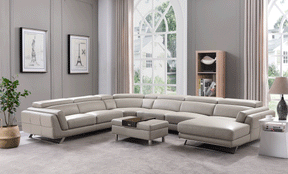Sectional Right In Light Grey - 582-Sectional Right | ESF