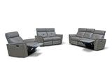 8501 3 Sofa W - 2 Recliners In Dark Grey - 85013Darkgrey | ESF - 85013DARKGREY - Home Elegance USA - 4