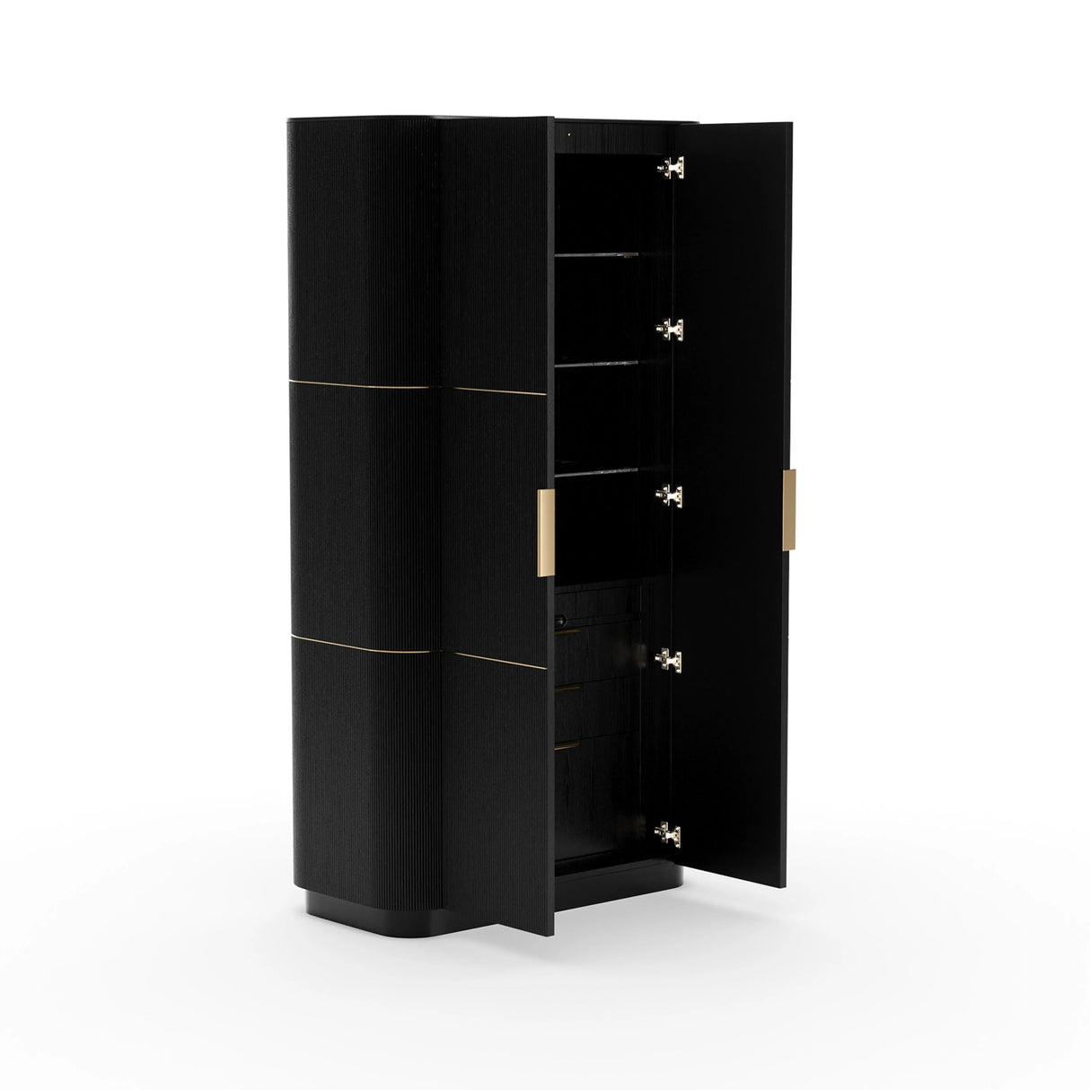 Love Bar Dark Chocolate Reeded | Caracole Classic