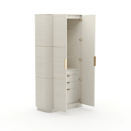 Love Bar Matte Pearl Reeded | Caracole Classic