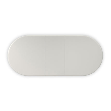 Love Extendable Dining Table Matte Pearl | Caracole Classic