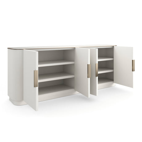 Love Sideboard Matte Pearl | Caracole Classic