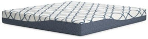 Ashley White/Blue 10 Inch Chime Elite 2.0 King Mattress | Home Elegance USA