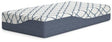 Ashley White/Blue 12 Inch Chime Elite 2.0 Twin Mattress | Home Elegance USA