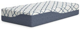 Ashley White/Blue 12 Inch Chime Elite 2.0 Twin Mattress - M42611 - Home Elegance USA - 1