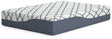 Ashley White/Blue 12 Inch Chime Elite 2.0 Full Mattress | Home Elegance USA
