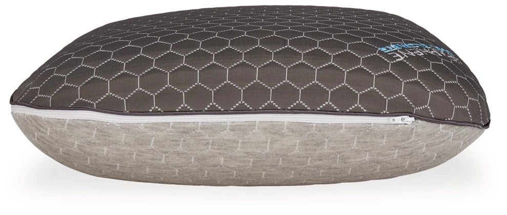 Ashley Dark Gray Zephyr 2.0 Graphene Curve Pillow (6/CS) | Home Elegance USA