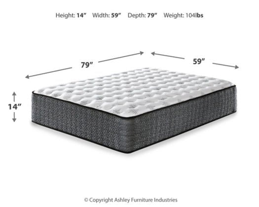 Ashley White Ultra Luxury Firm Tight Top | Memory Foam Queen Mattress - M57131 - Home Elegance USA - 2