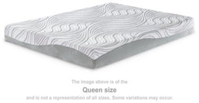 Ashley White 8 Inch Memory Foam California King Mattress | Home Elegance USA