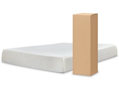 Ashley White 10 Inch Chime Memory Foam Queen Mattress - M69931 - Home Elegance USA - 1