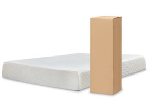 Ashley White 10 Inch Chime Memory Foam King Mattress | Home Elegance USA