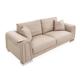 Mia Bella Bergamo Sofa St. Steel | Aico - Home Elegance USA