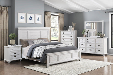 Mackinac 4-piece Bedroom Set in White by Homelegance Furniture Homelegance Furniture