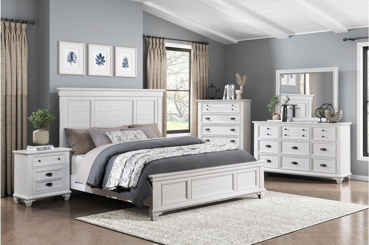 Mackinac 5-piece Bedroom Set in White by Homelegance Furniture