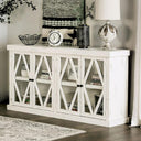 Melia Rustic Solid Wood Cabinet by Furniture of America