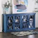 Melia Rustic Solid Wood Cabinet by Furniture of America Furniture of America