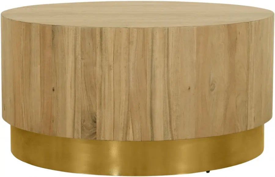 Acacia Coffee Table In Gold - 246 - Ct | Meridian - 246 - CT - Home Elegance USA - 2