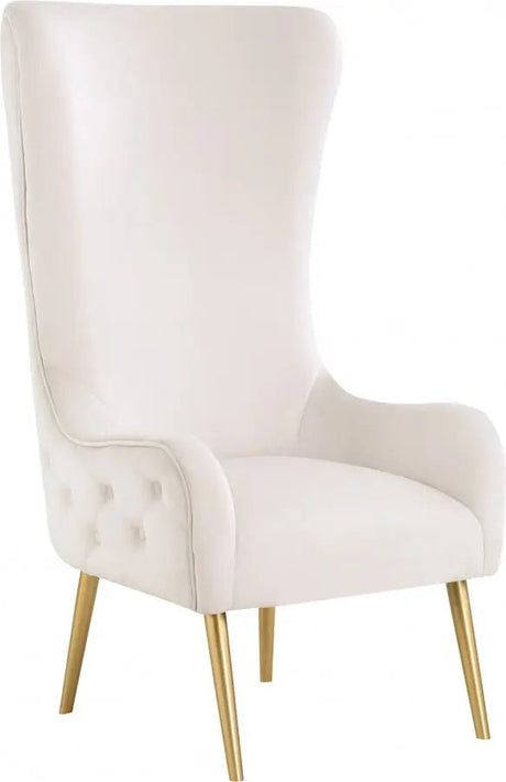 Alexander Accent Chair In Cream - 536Cream | Meridian - 536Cream - Home Elegance USA - 2