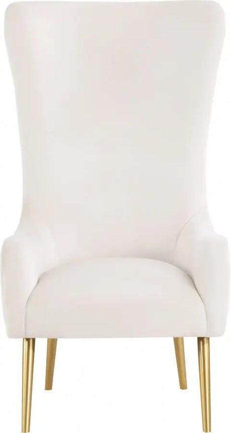 Alexander Accent Chair In Cream - 536Cream | Meridian - 536Cream - Home Elegance USA - 5