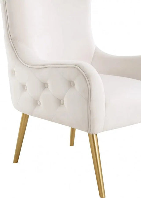 Alexander Accent Chair In Cream - 536Cream | Meridian - 536Cream - Home Elegance USA - 6