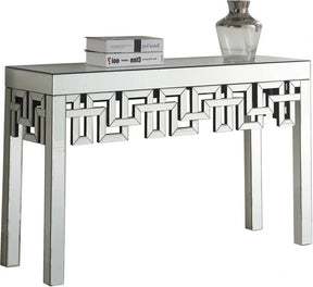 Aria Console Table In Mirrored - 412-T | Meridian