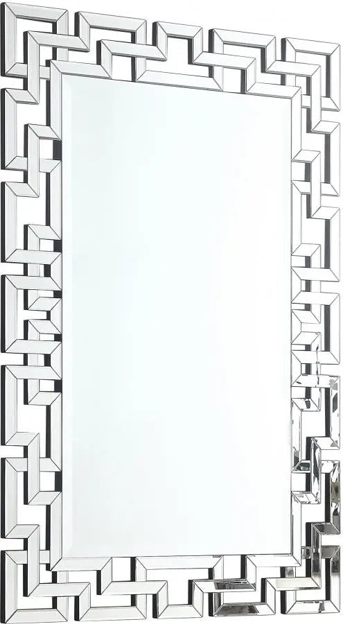 Aria Mirror In Mirrored - 412 - M | Meridian | Home Elegance USA