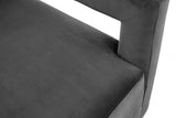 Meridian Furniture - Armani Velvet Accent Chair In Grey - 597Grey