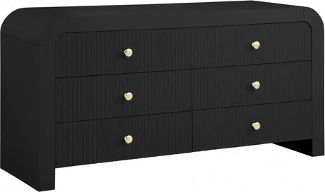 Artisto Dresser In Black - 888Black - D | Meridian - 888Black - D - Home Elegance USA - 1