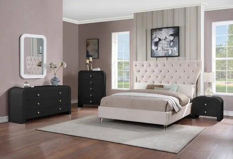 Artisto Dresser In Black - 888Black - D | Meridian - 888Black - D - Home Elegance USA - 4