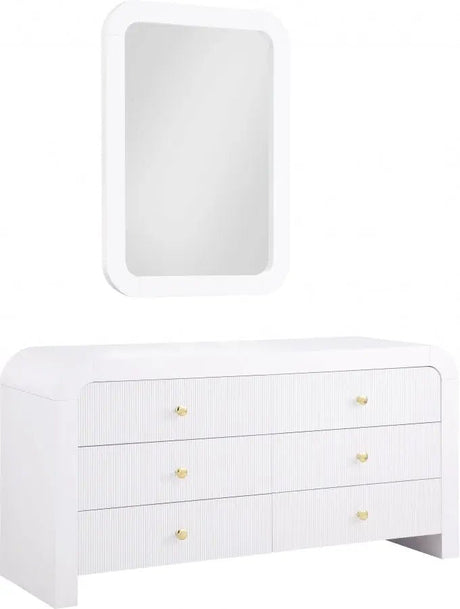 Artisto Dresser In White - 888White - D | Meridian - 888White - D - Home Elegance USA - 4