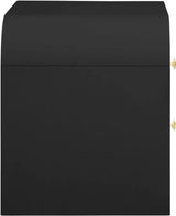 Artisto Nightstand In Black - 888Black - Ns | Meridian - 888Black - NS - Home Elegance USA - 4