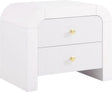 Artisto Nightstand In White - 888White-Ns | Meridian