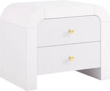 Artisto Nightstand In White - 888White - Ns | Meridian - 888White - NS - Home Elegance USA - 1