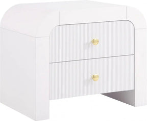Artisto Nightstand In White - 888White-Ns | Meridian