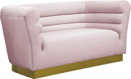 Meridian Furniture - Bellini 3 Piece Living Room Set In Pink - 669Pink-S-3Set