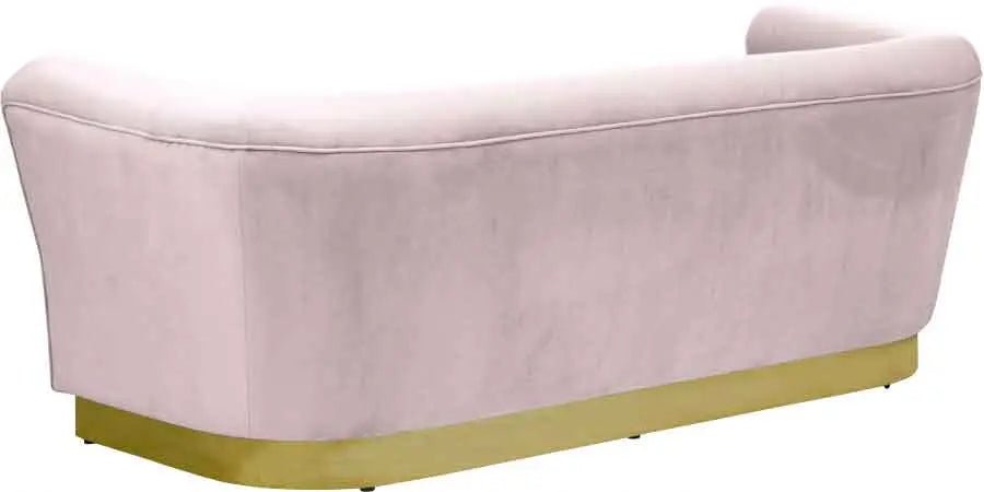 Bellini Velvet Sofa In Pink - 669Pink - S | Meridian | Home Elegance USA