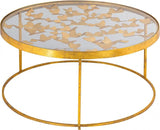 Butterfly Coffee Table In Gold - 470 - C | Meridian | Home Elegance USA