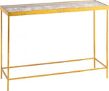 Butterfly Console Table In Gold - 470 - T | Meridian | Home Elegance USA