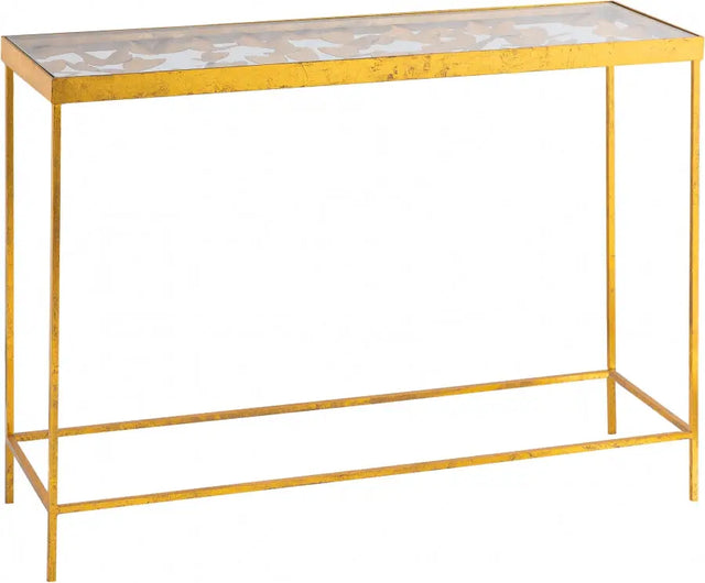 Meridian Furniture - Butterfly Console Table In Gold - 470-T