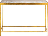 Butterfly Console Table In Gold - 470 - T | Meridian | Home Elegance USA