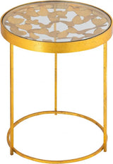 Butterfly End Table In Gold - 470 - E | Meridian - 470 - E - Home Elegance USA - 1