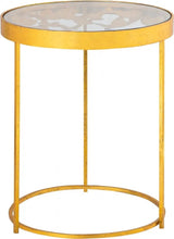 Butterfly End Table In Gold - 470 - E | Meridian - 470 - E - Home Elegance USA - 2