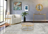 Butterfly End Table In Gold - 470 - E | Meridian - 470 - E - Home Elegance USA - 6