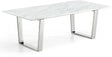 Carlton Coffee Table In Chrome - 235-C | Meridian