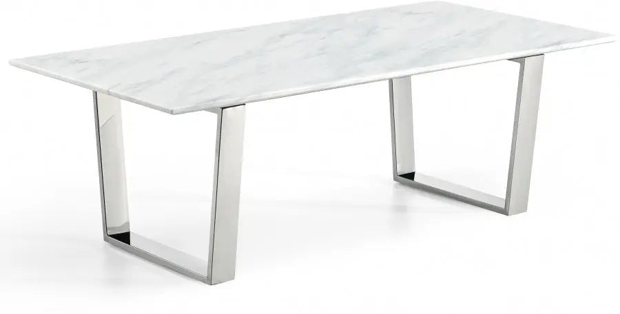 Carlton Coffee Table In Chrome - 235 - C | Meridian | Home Elegance USA