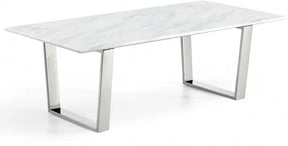 Carlton Coffee Table In Chrome - 235-C | Meridian