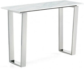 Carlton Console Table In Chrome - 235-S | Meridian