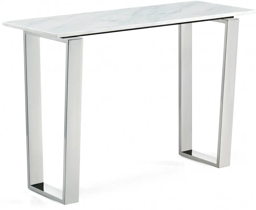 Meridian Furniture - Carlton Console Table In Chrome - 235-S