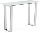 Meridian Furniture - Carlton Console Table In Chrome - 235-S